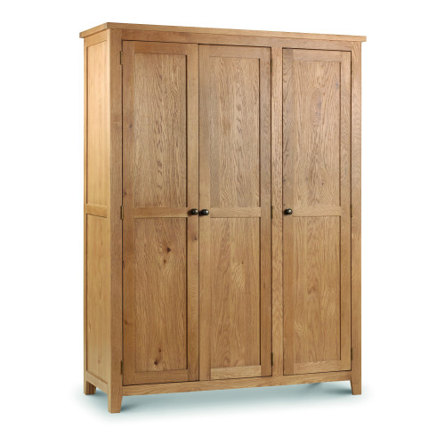 Marlborough Oak 3 Door Wardrobe (D55 x W142 x H190cm)