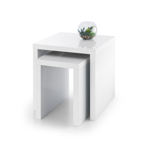 Metro Grey High Gloss Next of 2 Tables (D47 x W47 x H51)