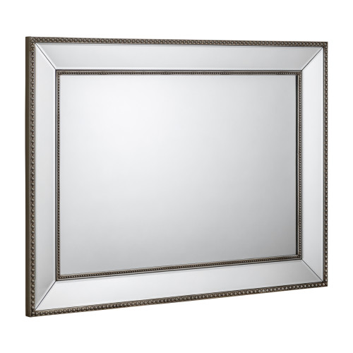 Symphony Pewter Bevelled Glass Finish Wall Mirror (D110 x W x H80)
