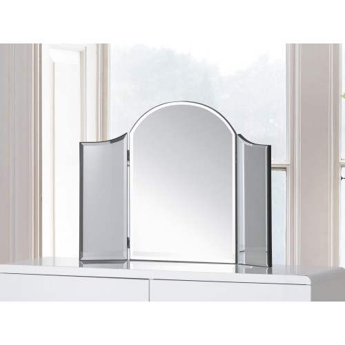 Canto Curved Dressing Table Mirror (D2 x W65 x H50cm)