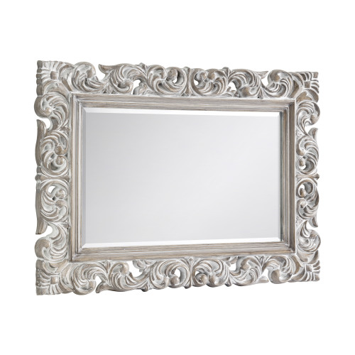 Baroque Distressed Wall Mirror (D4 x W113 x H82cm)