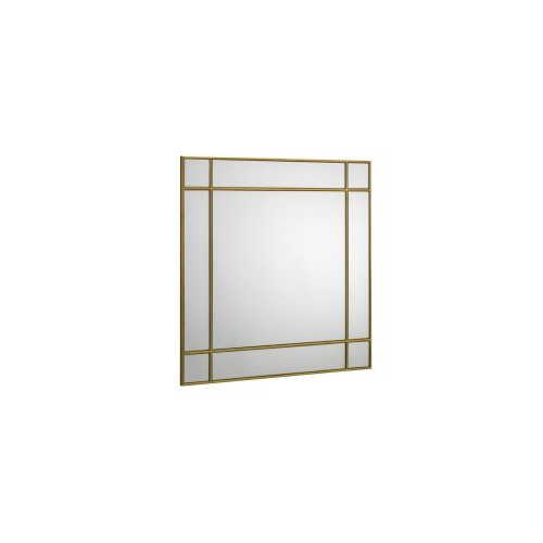 Fortissimo Gold Finish Square Mirror (D2 x W80 x H80)