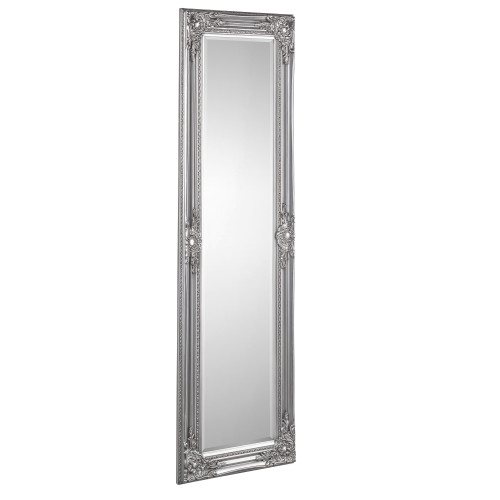 Palais Pewter Dress Mirror (D4 x W40 x H130)