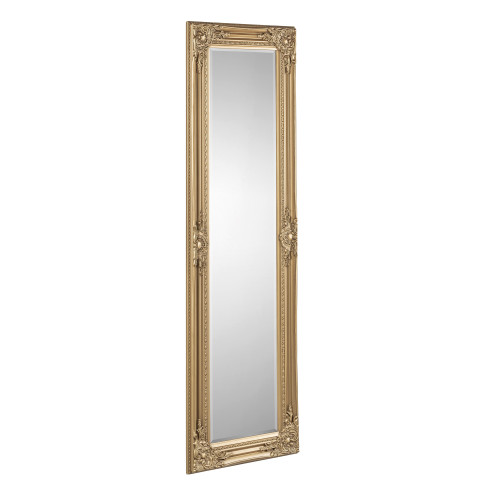 Palais Gold Finish Dress Mirror (D40 x W x H130)