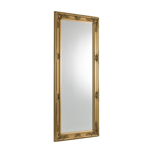 Palais Gold Finish Lean-To Dress Mirror (D70 x W x H170)