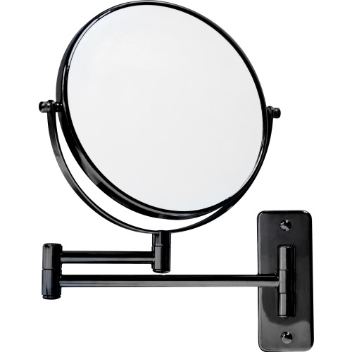 Corby of Windsor Winchester Wall Mounted Non Illuminating Mirror - Black Chrome
