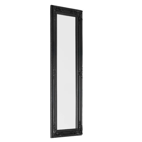 Palais Black Pewter Lean-To Dress Mirror (D3.5 x W40 x H130cm)