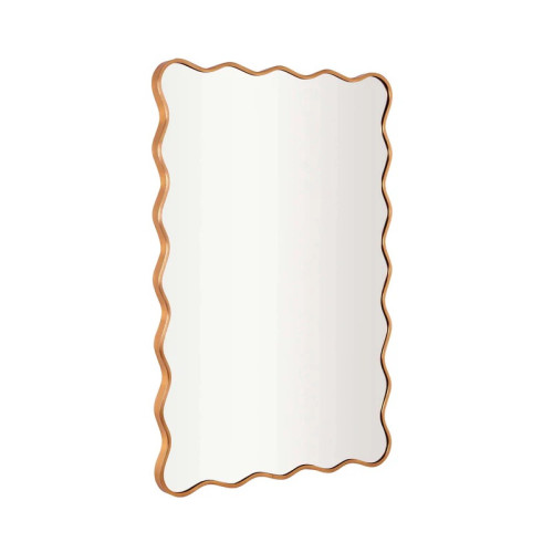 Stevie Wavy Edge Wall Mirror (D2.5 x W61.5 x H91.5cm)