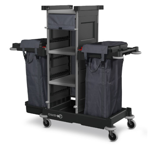 Numatic VersaCare NuKeeper Single Trolley with Two Shelf and Twin Bag Storage