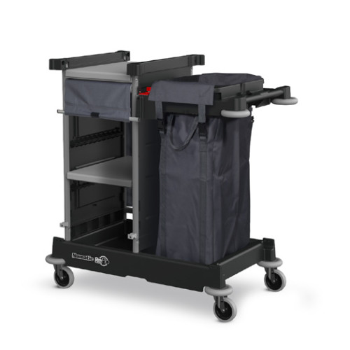 Numatic VersaCare NuKeeper Low Level Single Trolley with One Shelf and Single Bag Storage