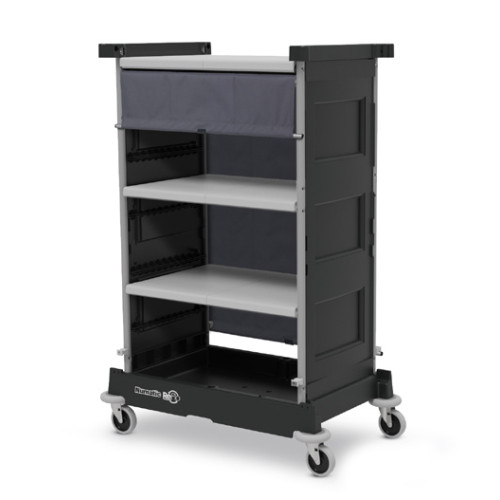 Numatic VersaCare NuKeeper Twin Trolley with Two Shelf Storage