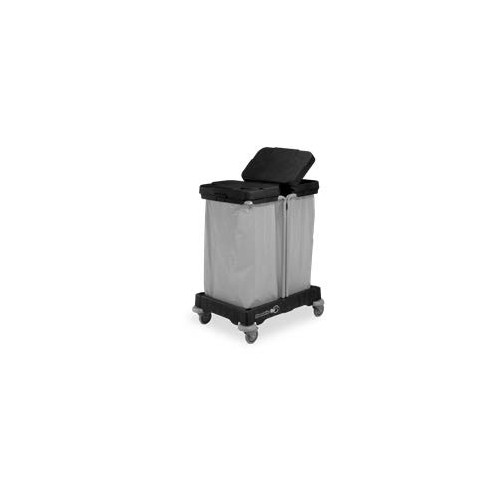 Numatic VersaCare NuBag Double Lid Waste Trolley 120+120 Litre (H96.5 x W58 x D78cm)