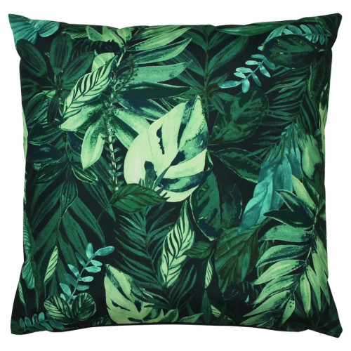 Furn Psychedelic Jungle Polyester Filled Outdoor Cushion 43 x 43cm - Green