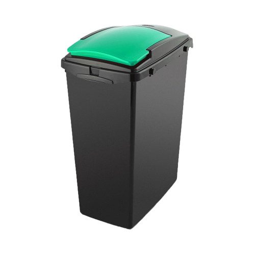 Addis 40 Litre Utility Bin with Lid (42.5 x 28 x 56cm) - Green