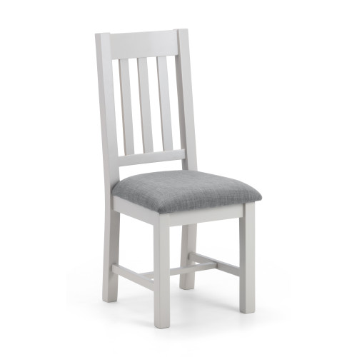 Set of 2 Richmond Elephant Grey Dining Chairs (D46 x W43 x H105cm)