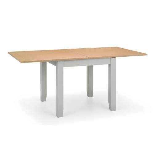 Richmond Elephant Grey Flip-Top Dining Table (D90 x W180 x H78)