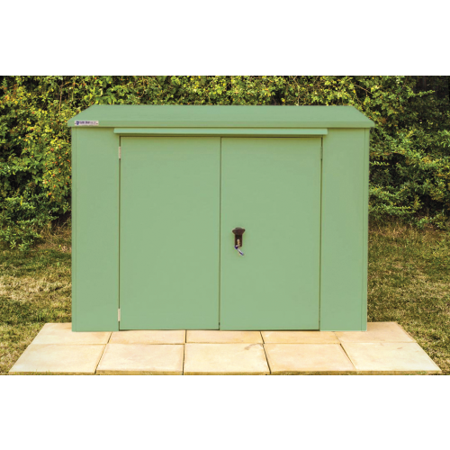 Safestor Shed 6ft x 3ft in Lakeland Green - Stillage of 1