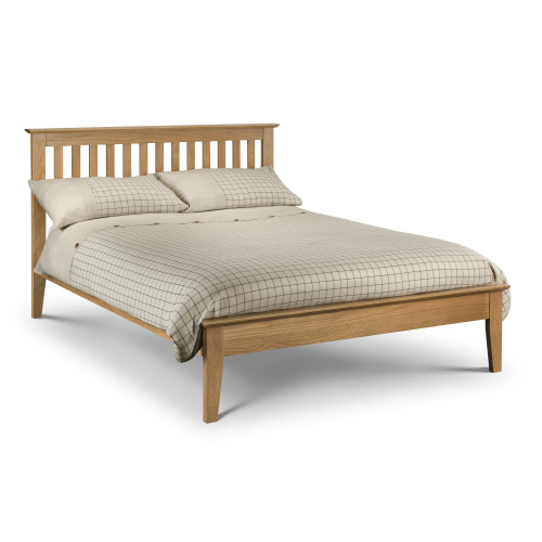 Salerno American Oak Bed - Single (D200 x W104.5 x H100cm)