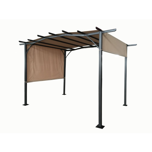 San Remo Sliding Pergola 2.75 x 3.66m - Mocha