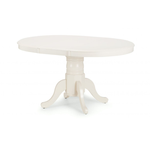 Stanmore Ivory Round to Oval Extending Dining Table (D100 x W138 x H75)
