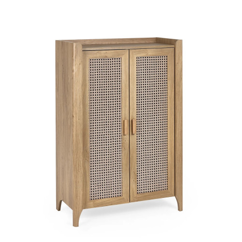 Sydney Natural Oak Shoe Cupboard (D80 x W120 x H120cm)