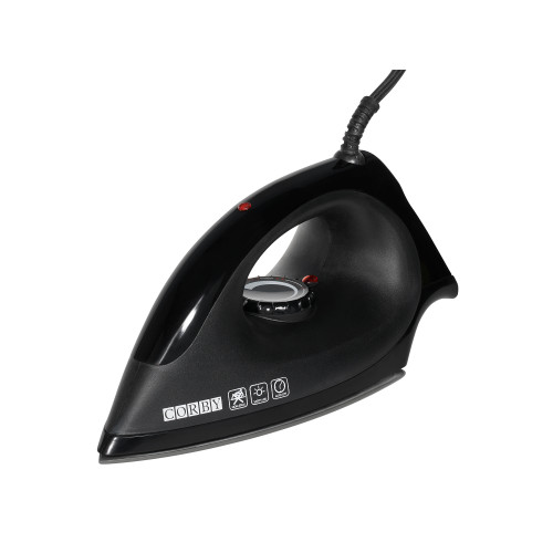 Corby of Windsor Sherwood 1200w Dry Iron with Fitted Plug (Box of 12) - Black