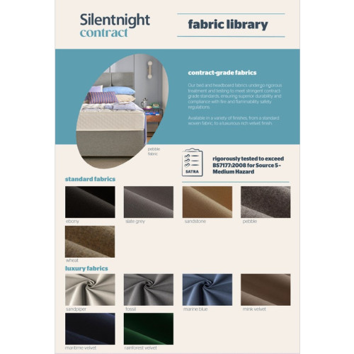 Silentnight Hospitality Non Storage Bed Base - 3ft x 6 ft 3" | 90 x 190cm