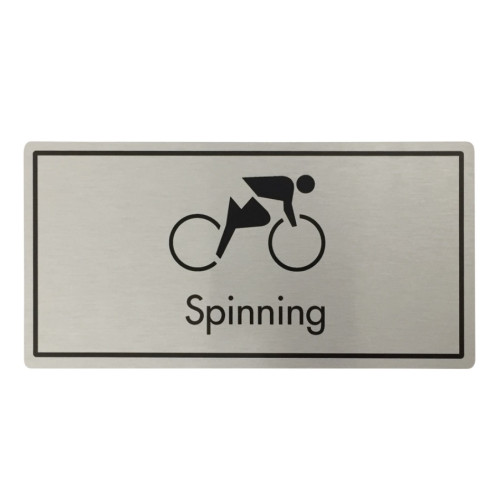 Metal Adhesive Spinning Door Sign 20 x 10cm (Box of 5)