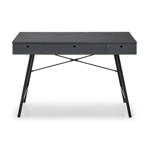 Trianon Grey Lacquered Finish Desk (D56 x W117 x H75)