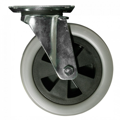 Numatic VersaCare Grey PU Tyred Castor 20cm