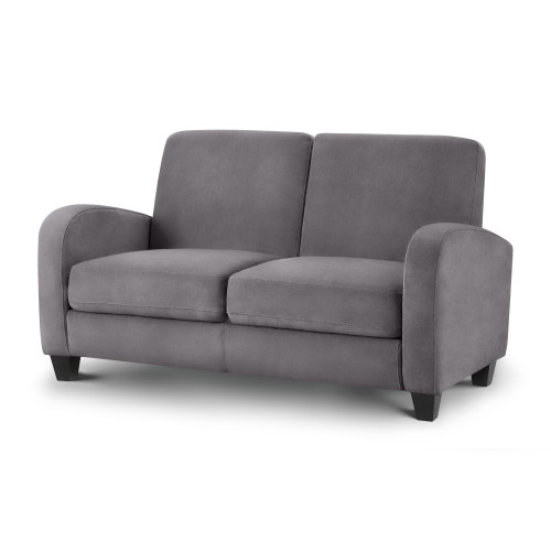 Vivo Dusk Grey Chenille 2 Seater Sofa (D80 x W147 x H83cm)