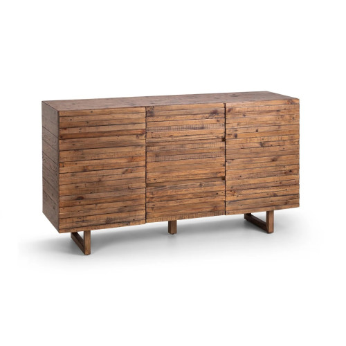 Woburn Reclaimed Wood 2 Door 3 Drawer Sideboard (D43 x W145 x H80cm)