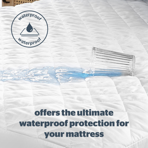 Silentnight Supersoft Waterproof Mattress Protectors with Fitted 30cm Skirt