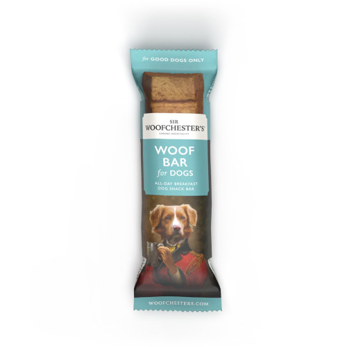 Sir Woofchester's Dog Snacks (Box of 12) - Woof Bar All-day Breakfast Snack Bar