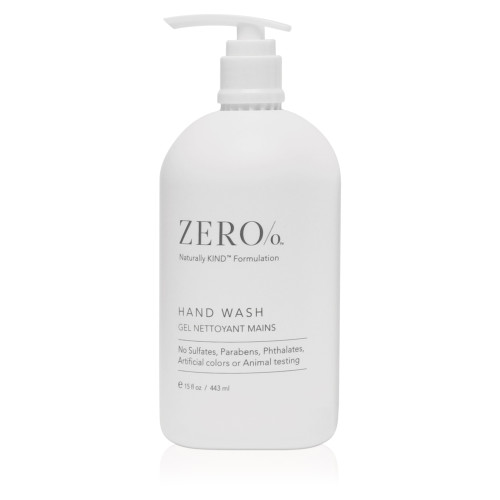 Zero% Hand Wash Round Bottle 443ml (Box of 12)