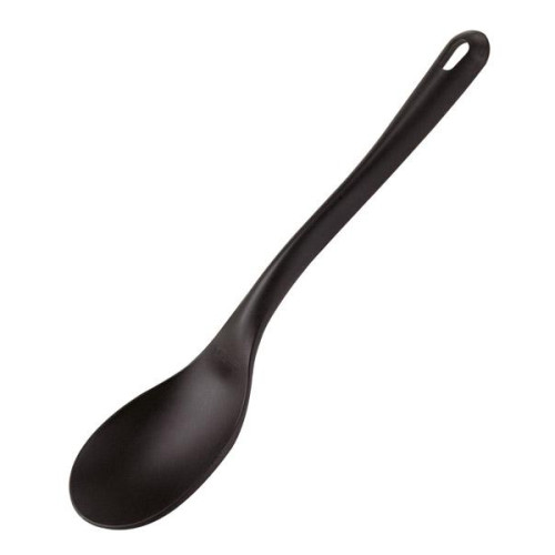 Black Plastic Solid Serving Spoon