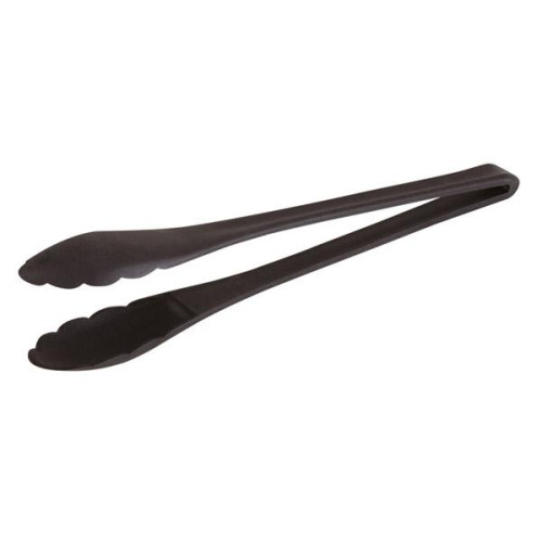 Black Plastic Salad Tongs