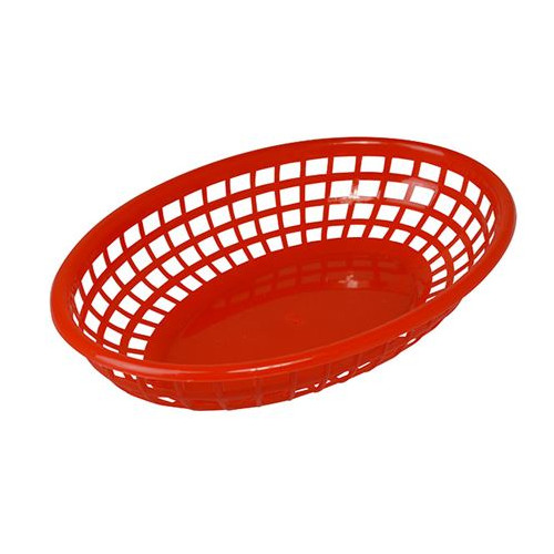 Fast Food Basket 26 x 18cm - Red (Box of 6)