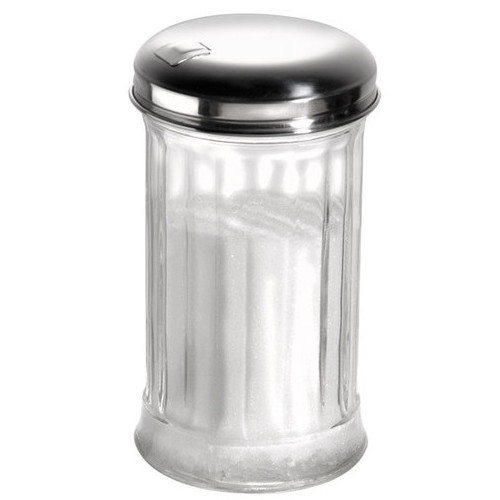 Glass Sugar Dispenser with Dosing Flap