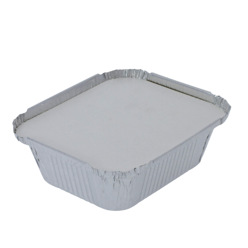 Square Foil Container Lids 350ml (Box of 1000)