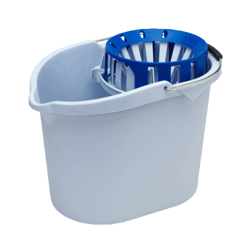 Vileda SuperMop Bucket and Wringer 10 Litre - Blue