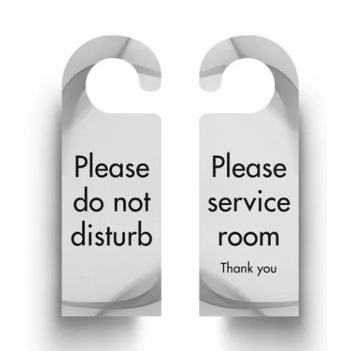 DND & Please Service Card Door Hangers 28cm (Box of 10)