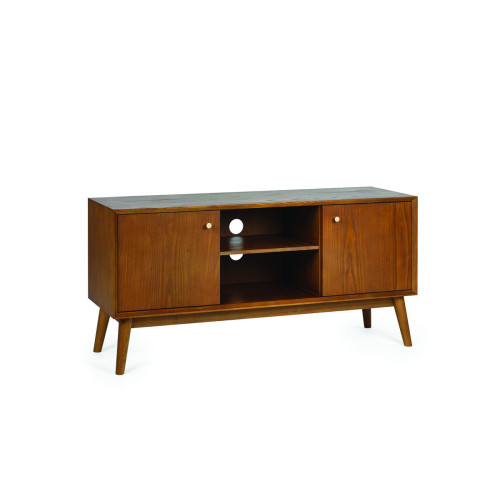 Lowry Cherry Ash Wood TV Unit (D40 x W120 x H50cm)