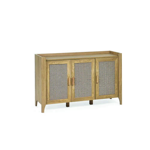 Sydney Natural Oak 3 Door Sideboard (D41 x W120 x H75cm)