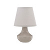 Set of Two Ceramic Table Lamps (D18 x W18 x H27cm) - Grey