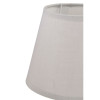 Set of Two Ceramic Table Lamps (D18 x W18 x H27cm) - Grey