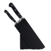 KitchenCraft 5 Piece Black Knife Block