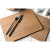 Set of 4 Oak Veneer Wooden Placemats