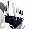 KitchenCraft Chrome Plated Dish Drainer (H15.4 x W43 x D30.5cm)