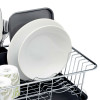 KitchenCraft Chrome Plated Dish Drainer (H15.4 x W43 x D30.5cm)